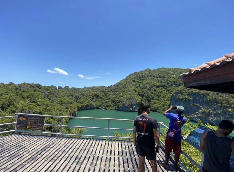Viewpoint over the Emerald Lagoon